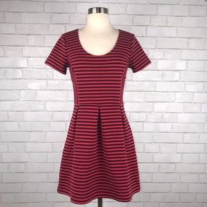 J.Crew Striped Scoopneck Dress